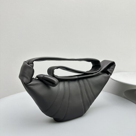 Lemaire Small Black Knotted Croissant - Picture 2 of 9